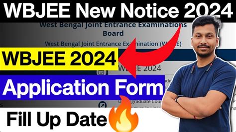 wbjee 2024 form fill up date